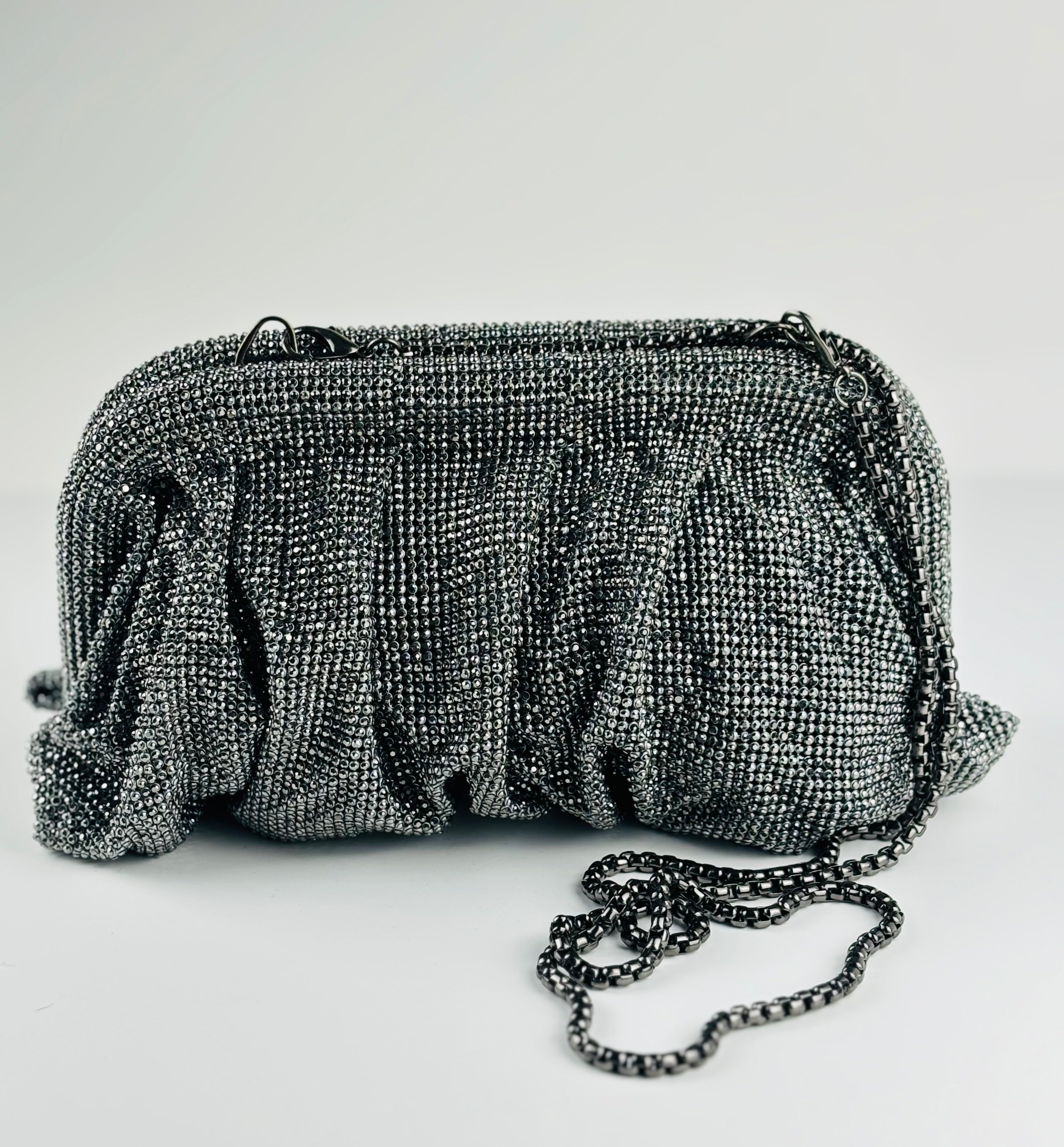 Maria Callas Ruched Clutch