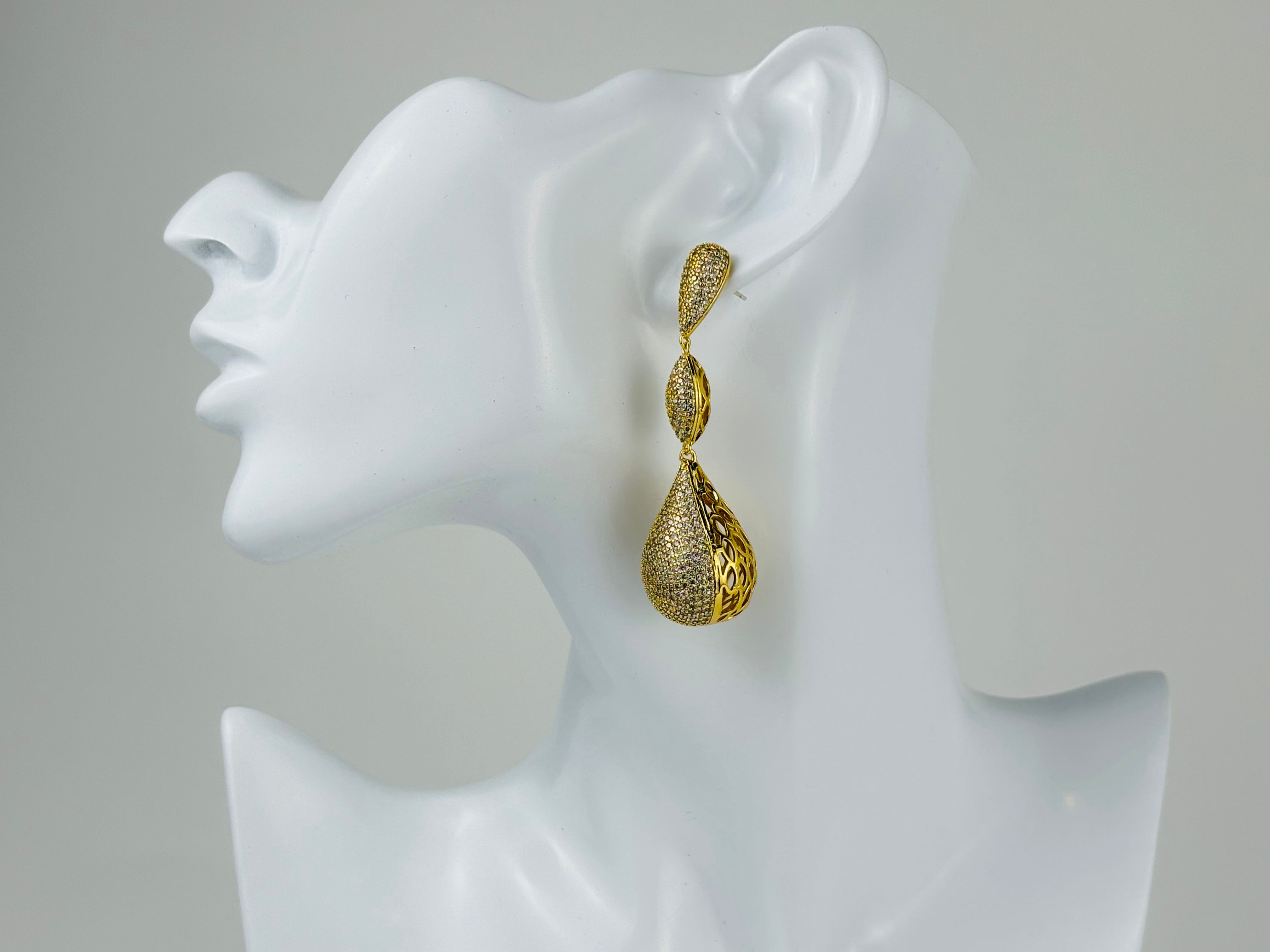 Enchanted Big Water Drop Earrings - Thevipwomen