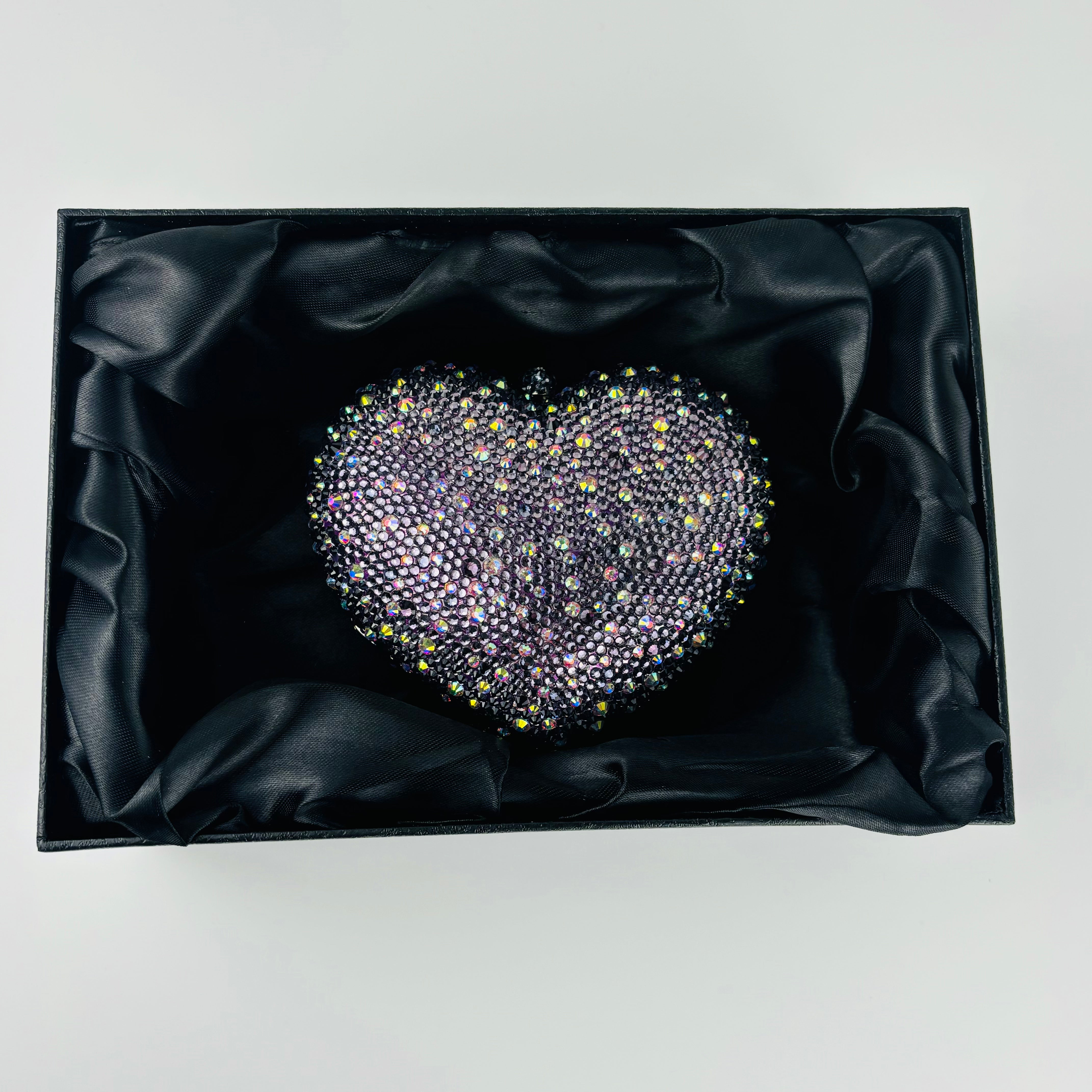 Fantasy Sparkly Heart Clutch