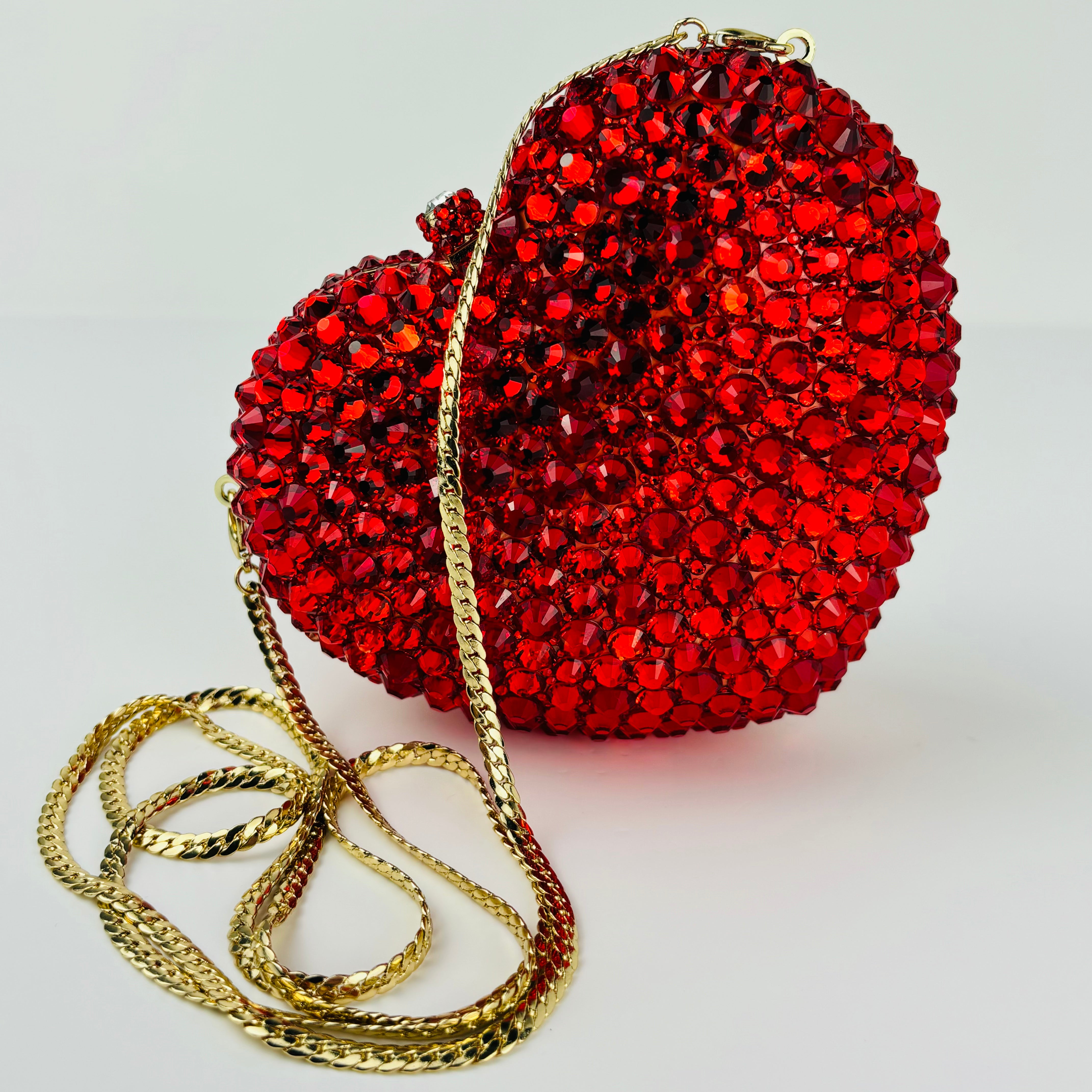 Fantasy Sparkly Heart Clutch