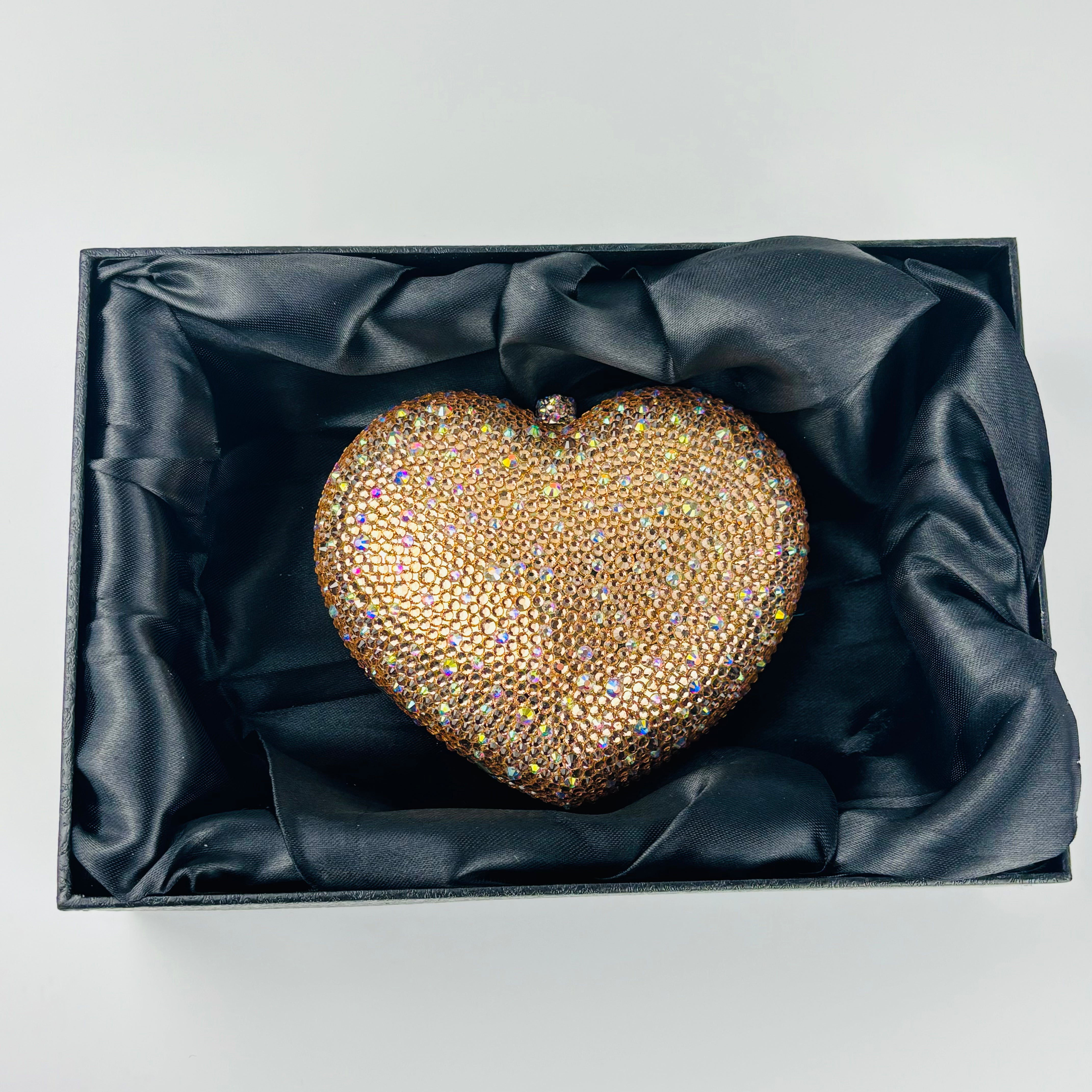 Fantasy Sparkly Heart Clutch