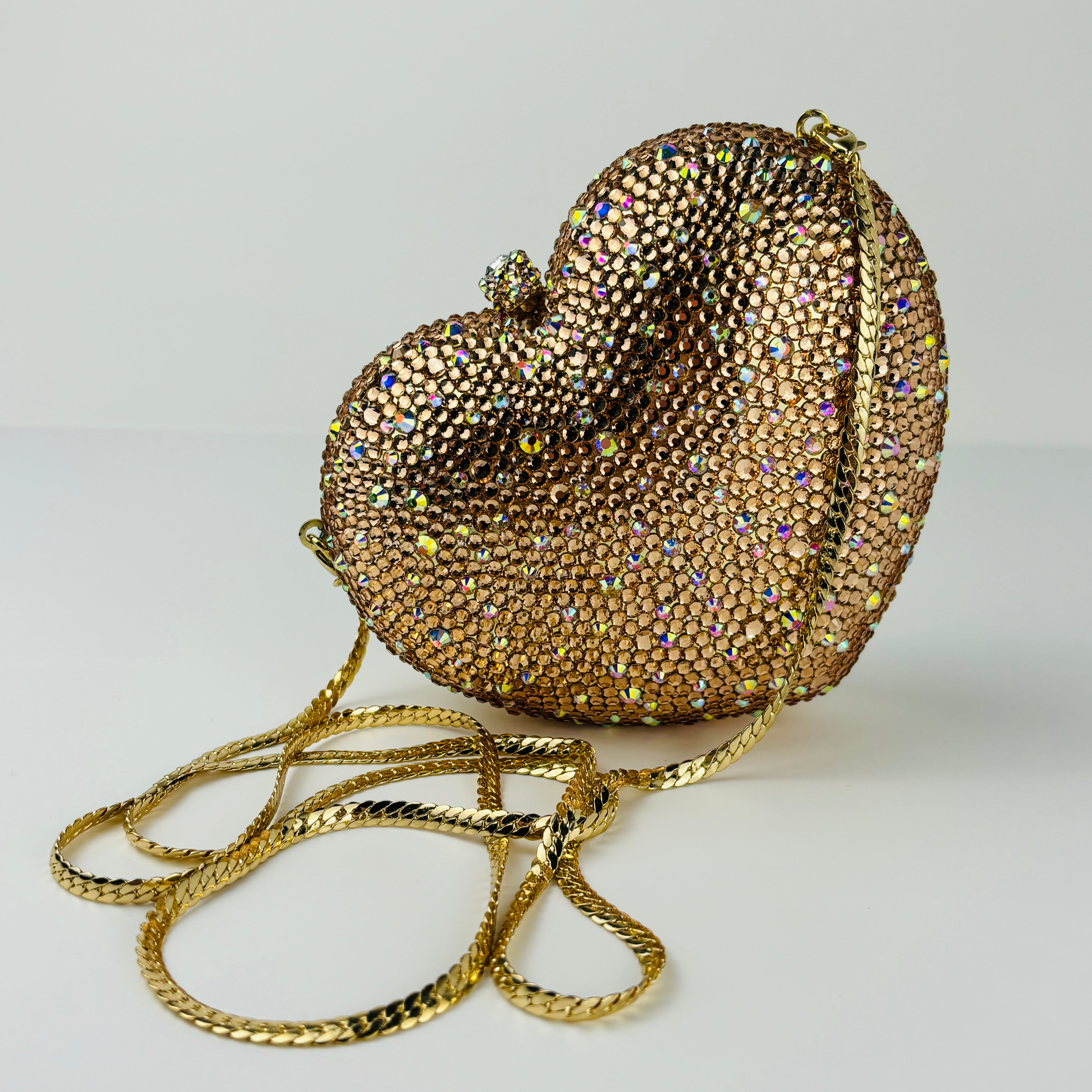 Fantasy Sparkly Heart Clutch