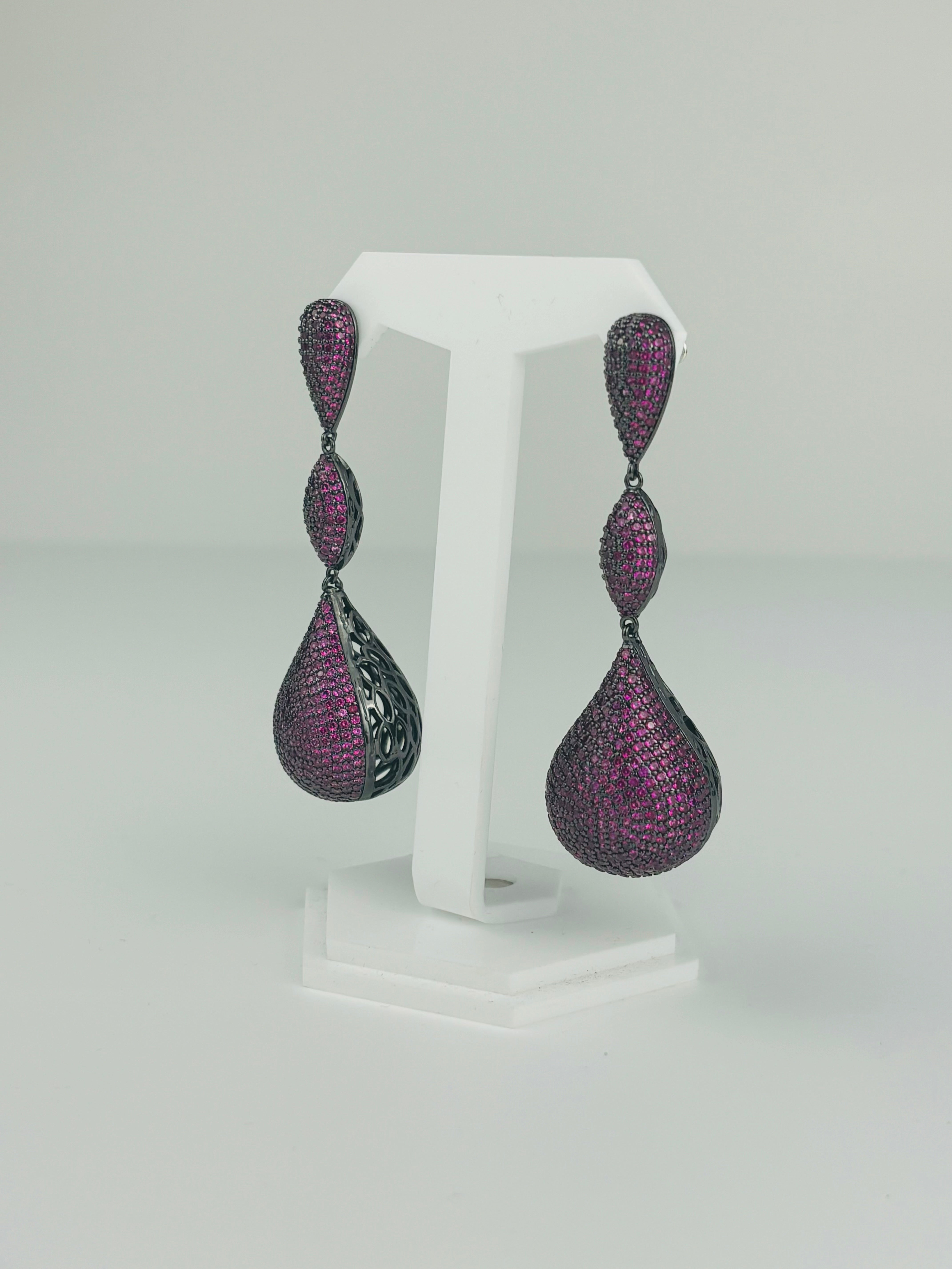 Enchanted Big Water Drop Earrings